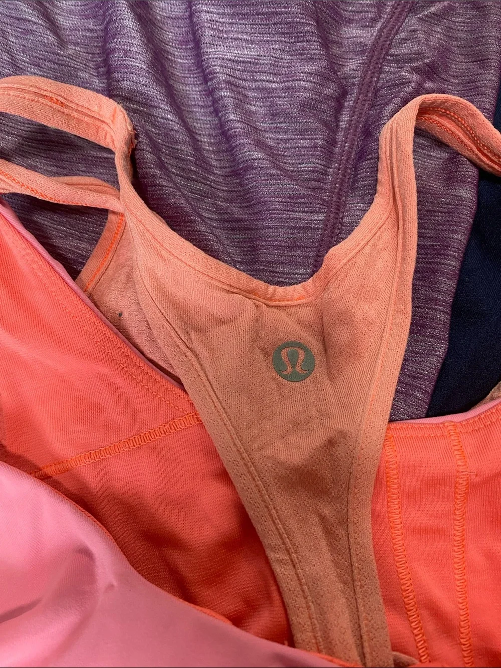 Lulu lemon Women’s Performance Tank Top - Purple and Coral
